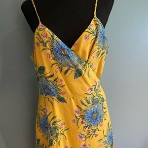 Madewell silk wrap dress